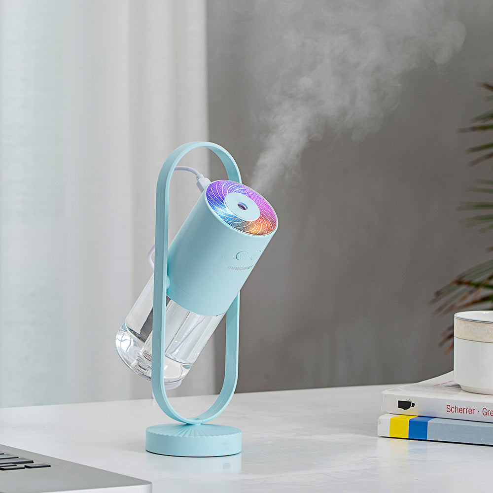 Humidifier, USB projector light, 360° rotating desktop, mini, silent