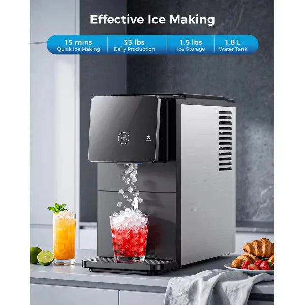 Countertop Ice Maker – 33lbs/Day Production