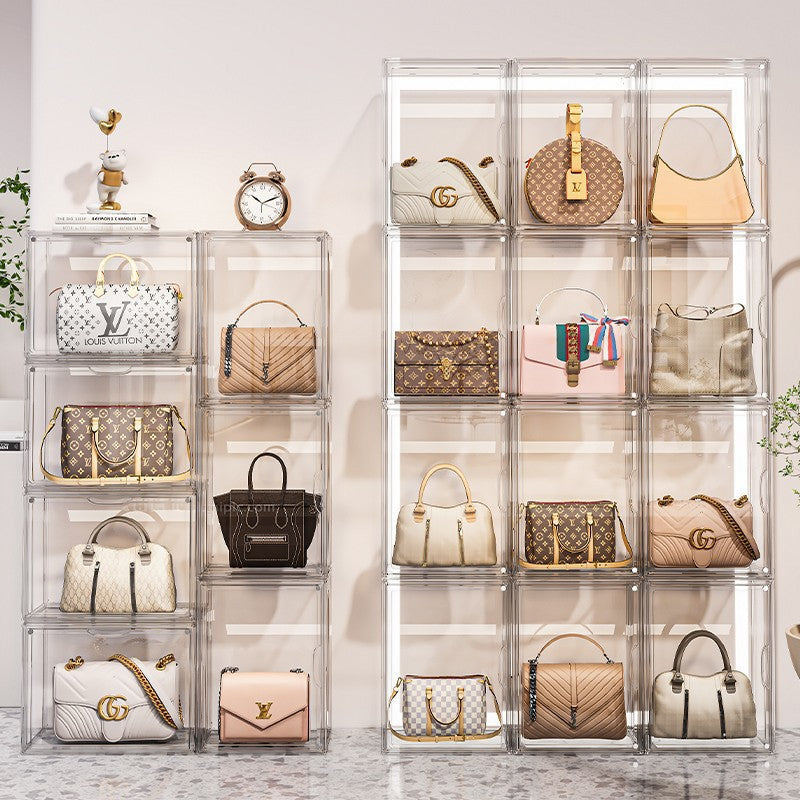 Home bag storage organizer for living room