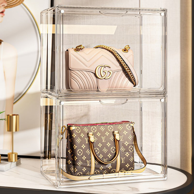 Home bag storage organizer for living room